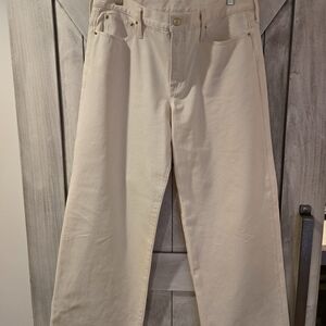 J. Crew Women's Cream Straight Jeans